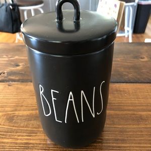 Rae Dunn Beans Canister